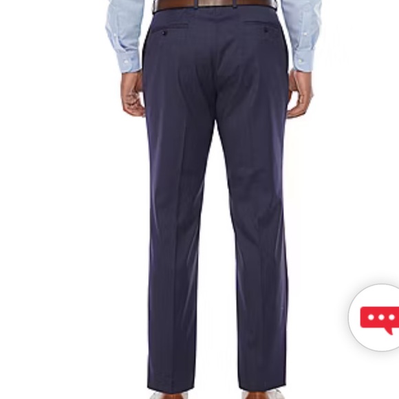 Van Heusen Cool Flex Mens Stretch Fabric Slim Fit Flat Front Suit Pants NWT - Picture 2 of 3